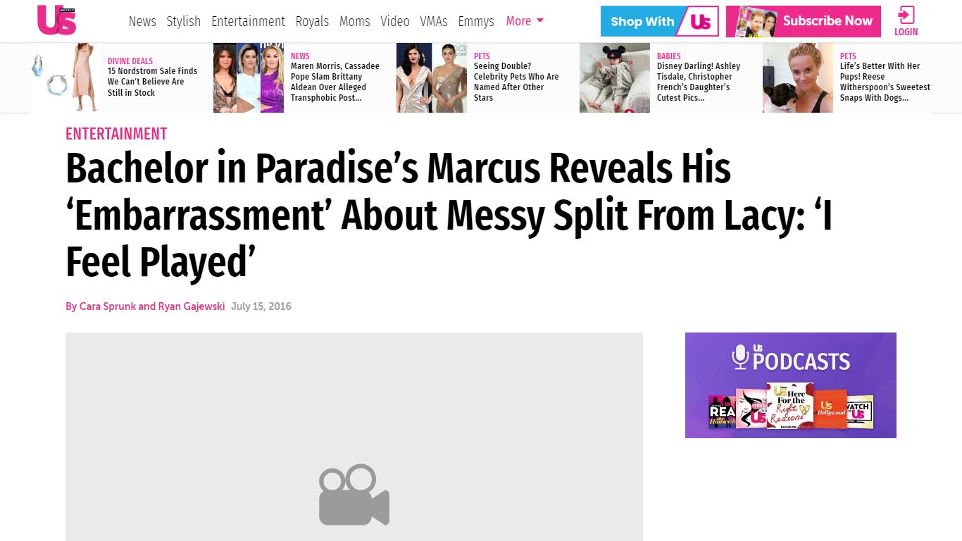 Bachelor in Paradise's Marcus Grodd Says Lacy Faddoul 'Played' Him